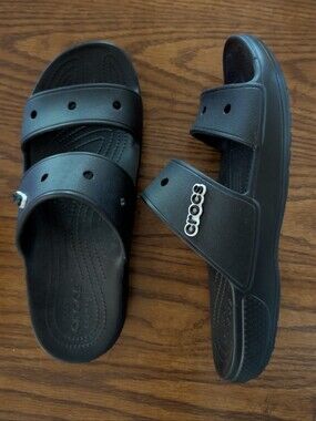 Men's Crocs Black Slide Sandals - Classic Comfort